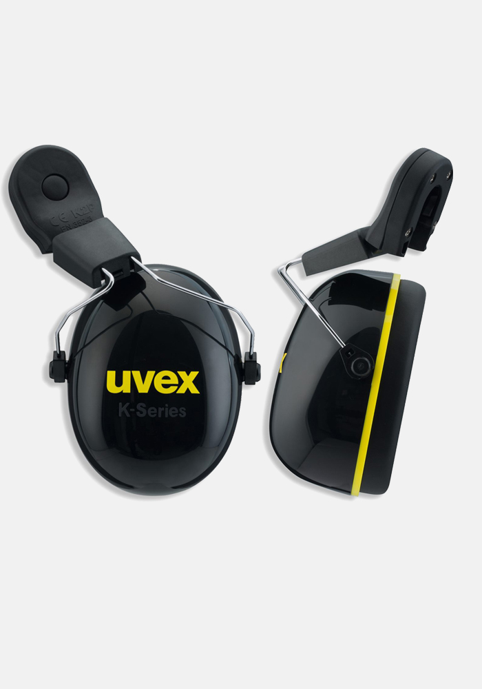 uvex pheos K2H helmet earmuffs